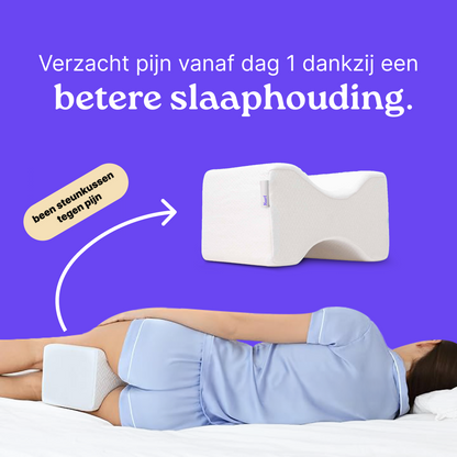 The SideSleeper - Beenkussen voor zijslapers tegen heup- rug- en kniepijn.